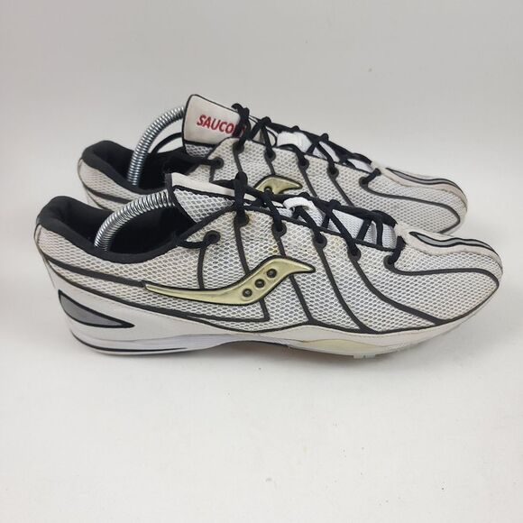 Saucony Endorphin LD 2 Men’s White Black Gold Track Spikes Size 10 (2692-1) main image 11